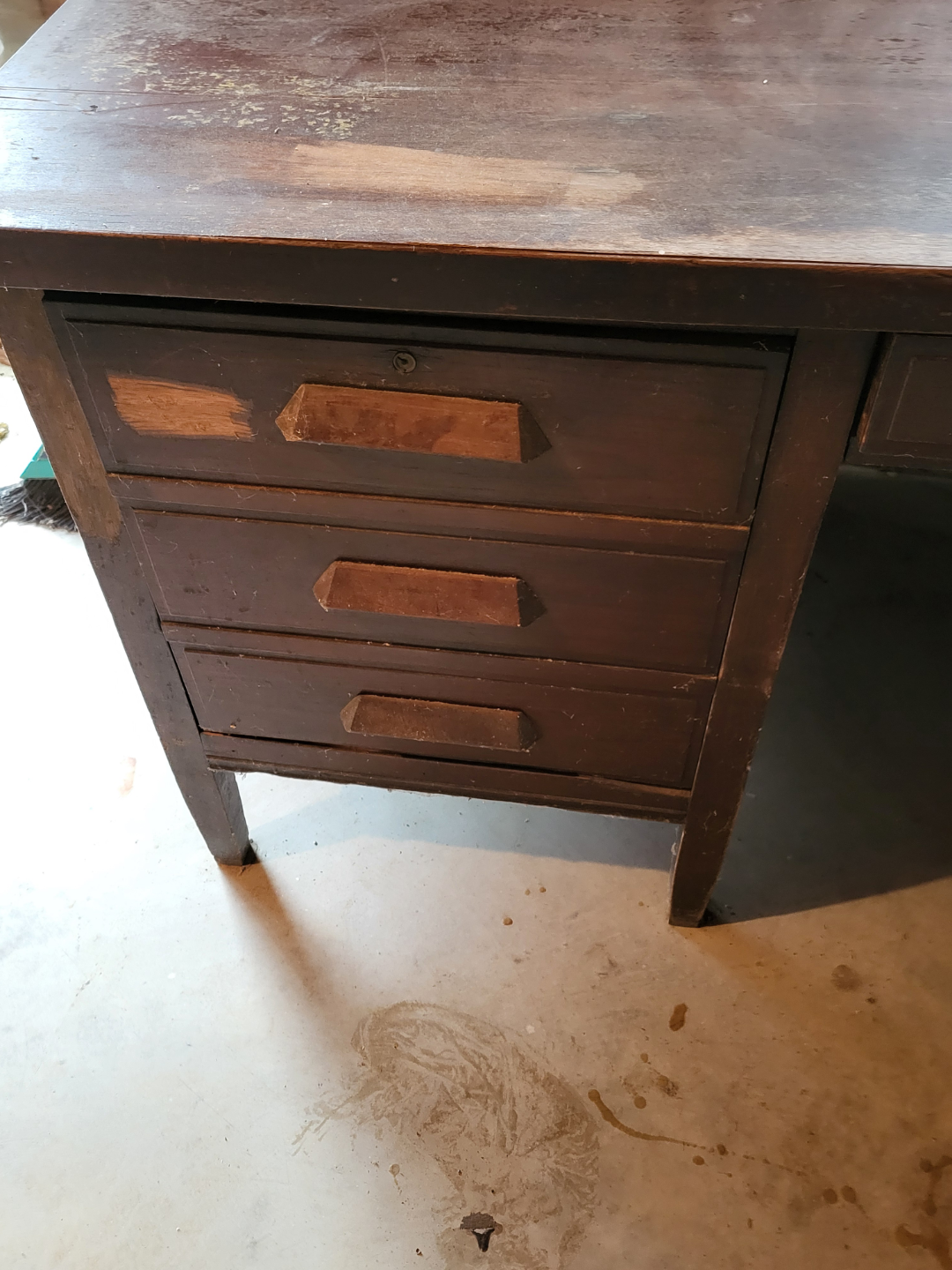 Vintage Underwood Typewriter Desk