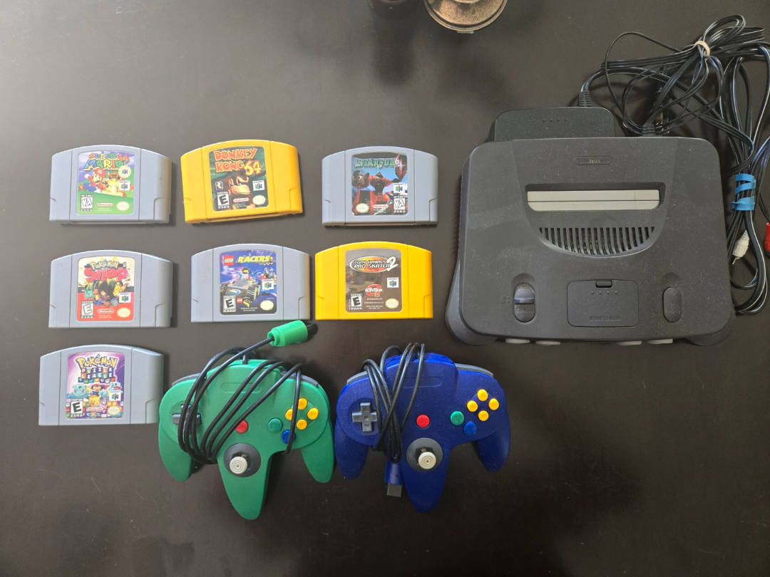 Nintendo 64 Console, Games & Controllers