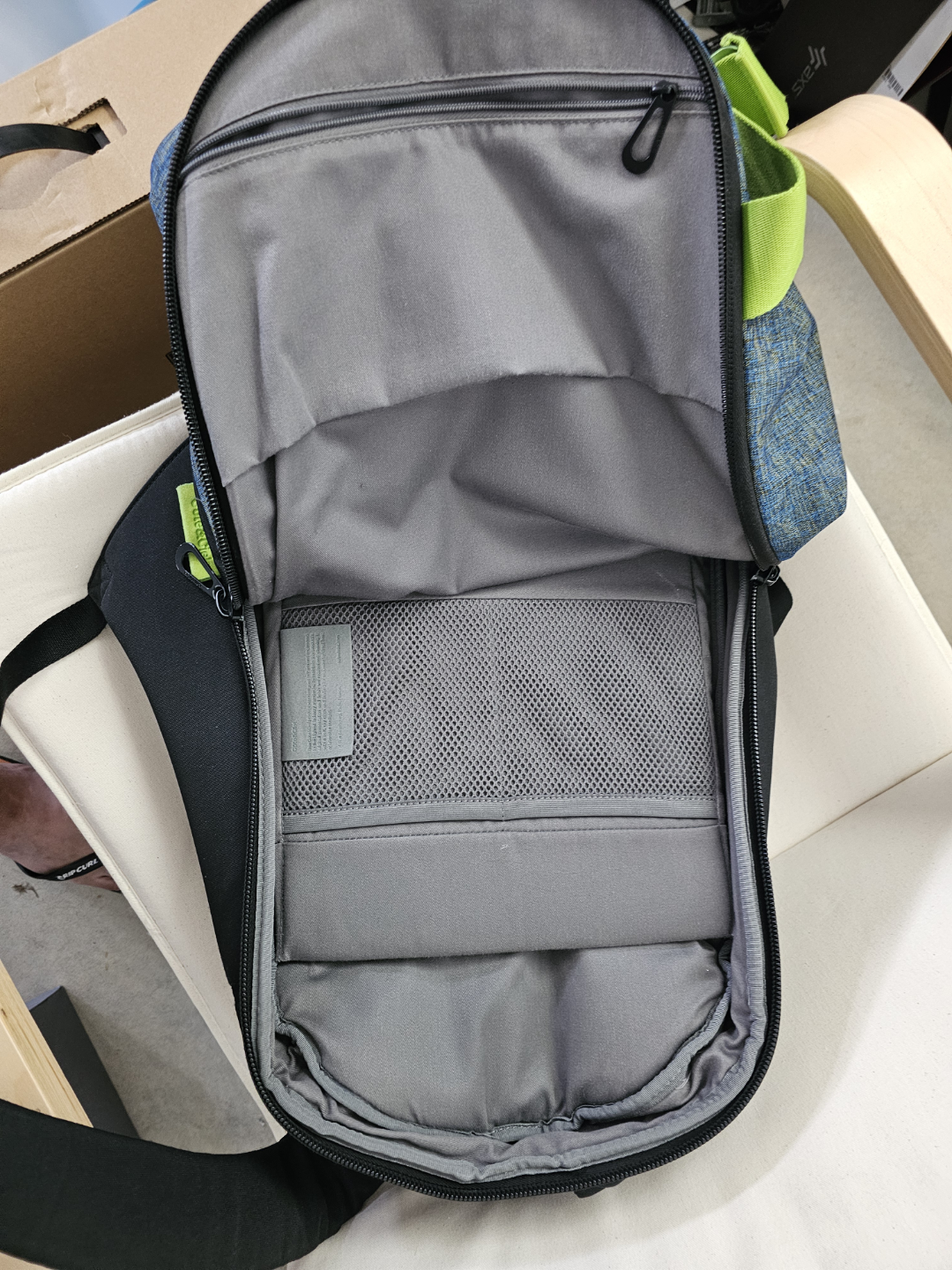 Cote & Ciel Backpack - Blue & Green - photo 3