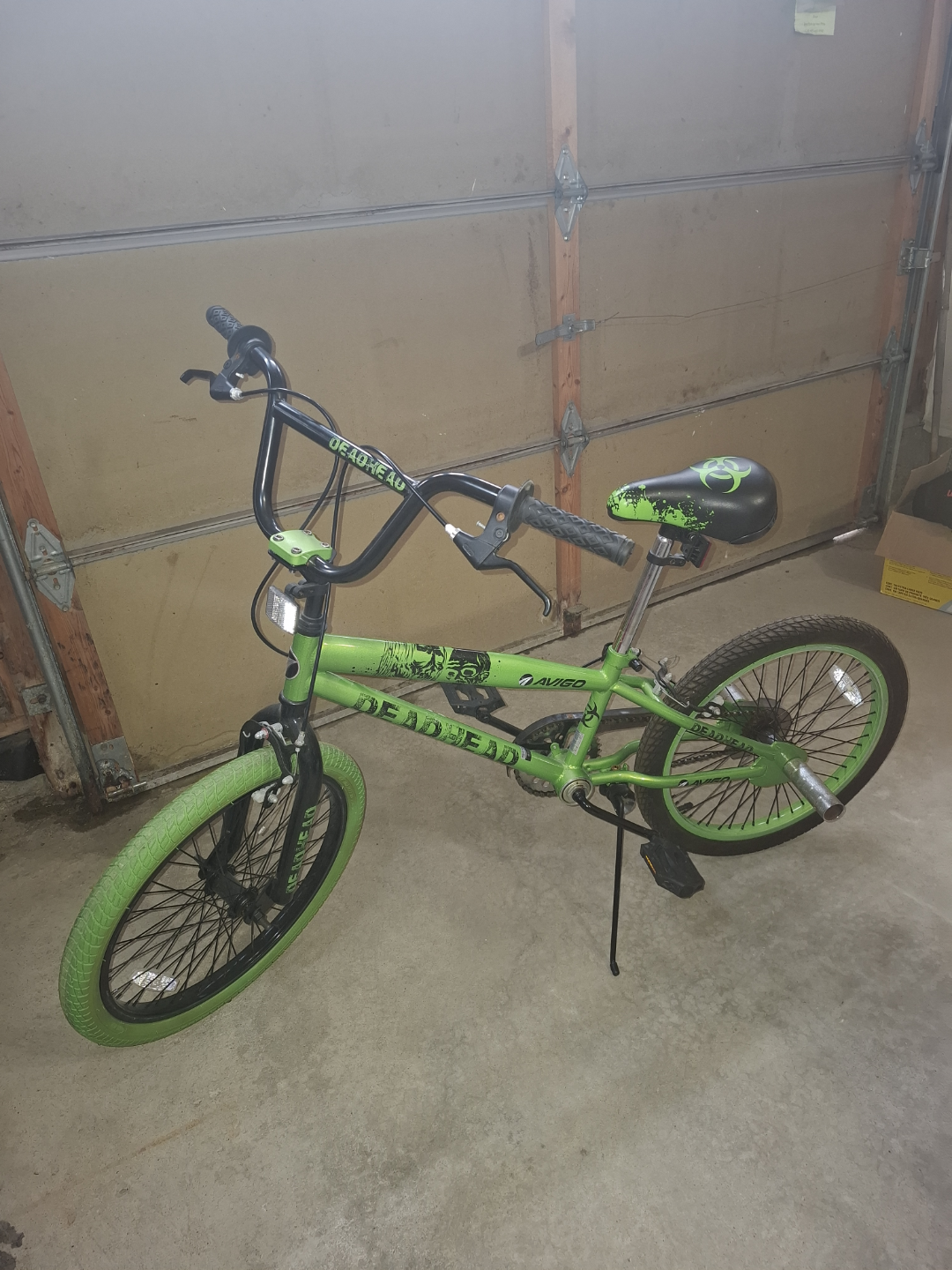 Kid's Avigo Deadhead Green 20" BMX Bike