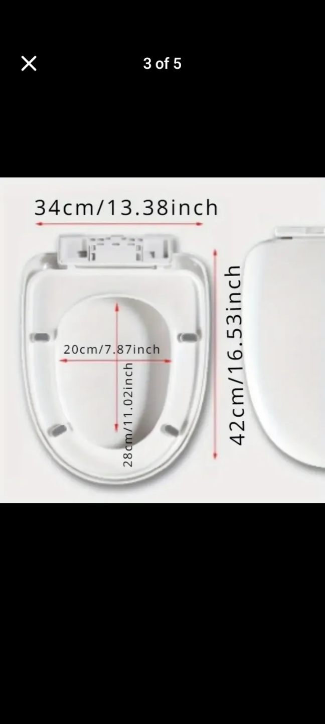 U-Shaped Soft Close Toilet Seat Cover - photo 3