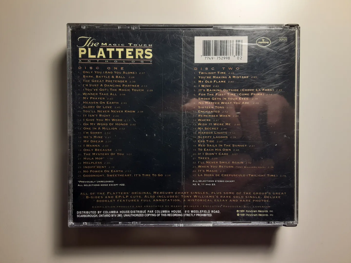 The Platters: Anthology - The Magic Touch | CD (2) image indicator(4)