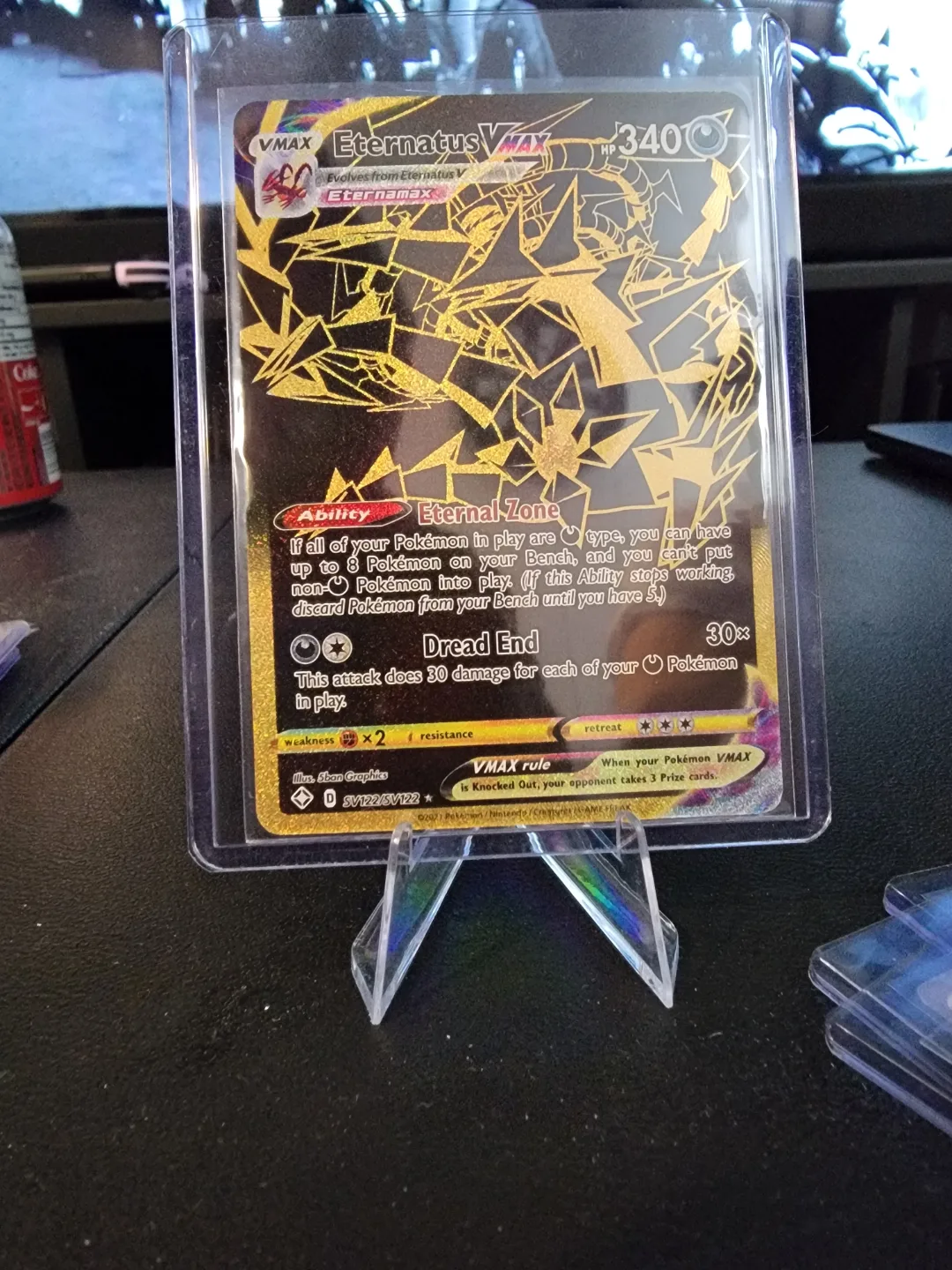 Pokemon Eternatus VMAX Card -  SV122/SV122 thumbnail