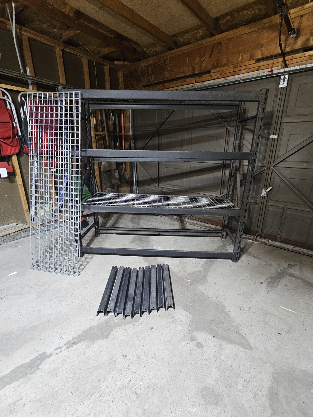 industrial heavy duty tier shelving unit