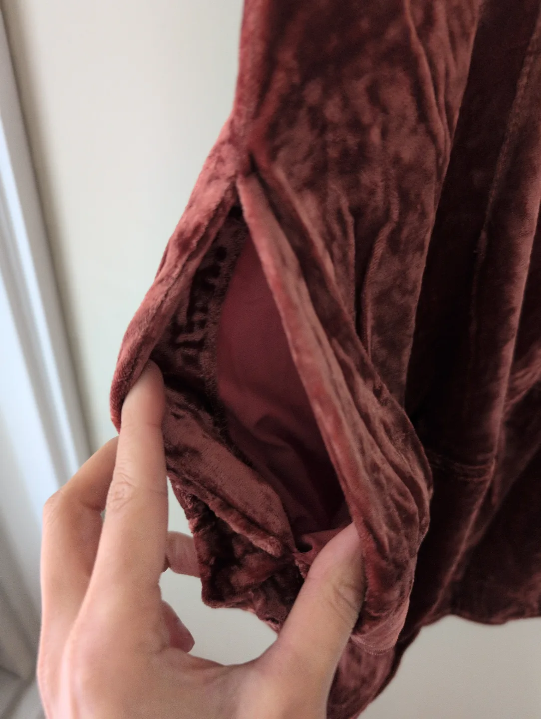 Rachel Roy - Velvet Mini Buble Dress - with pockets! image indicator(4)