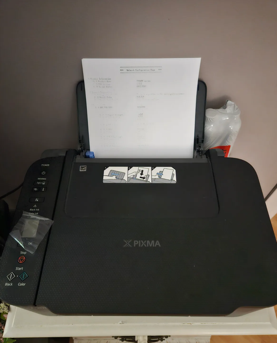 Canon PIXMA TS3429 Wireless All-in-One Printer thumbnail