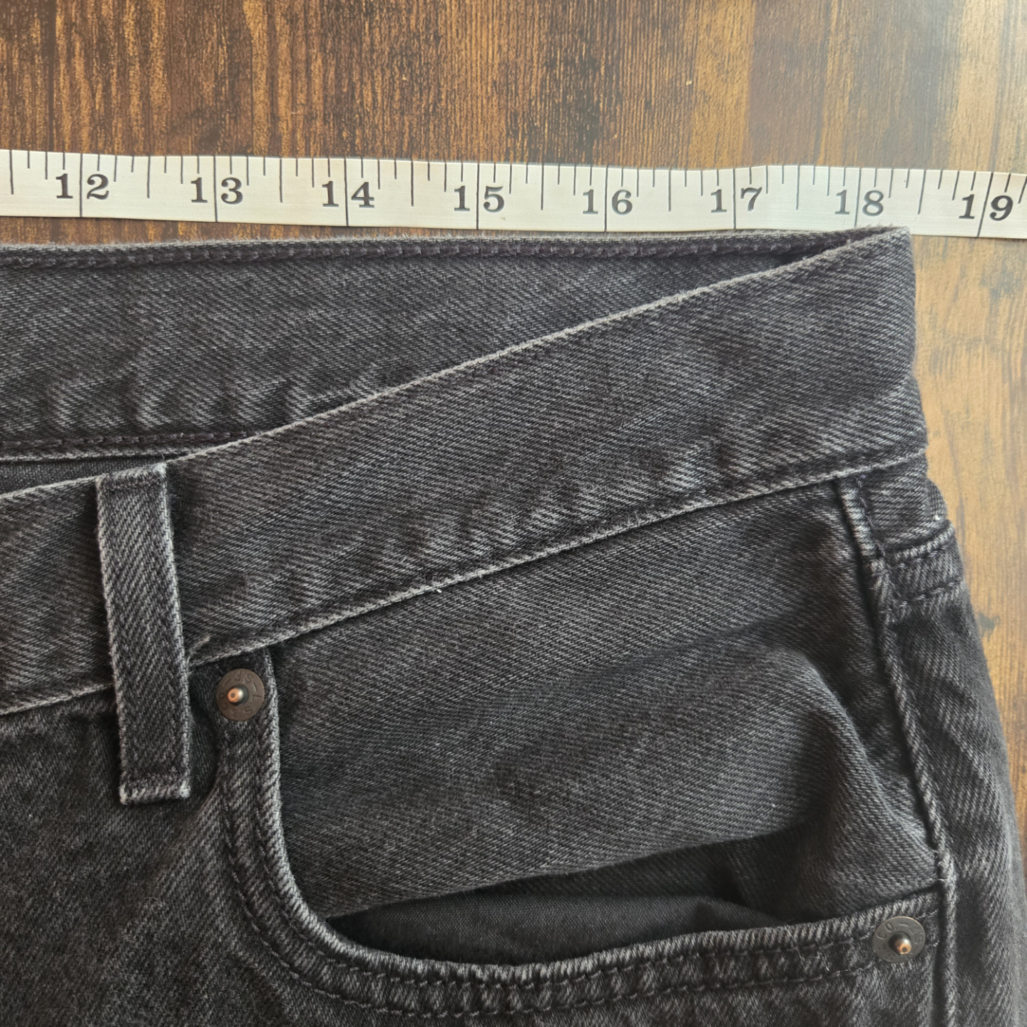 Levi's Loose Straight Black Jeans Size 32 - photo 3