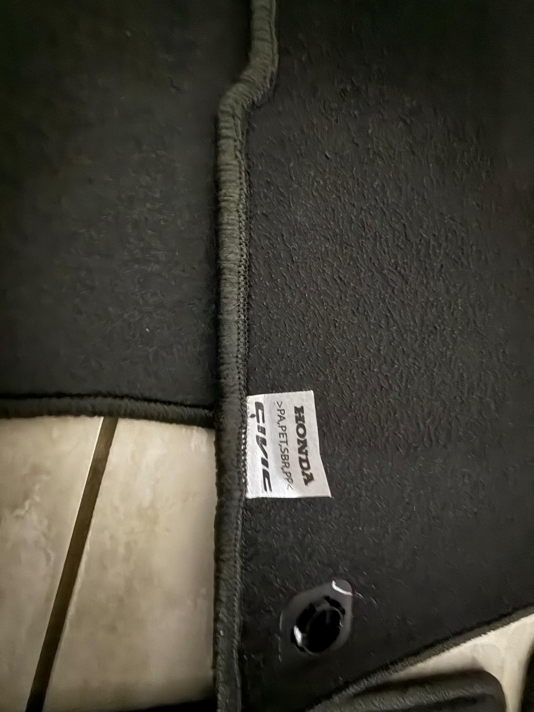 Honda Civic Floor Mats - photo 2