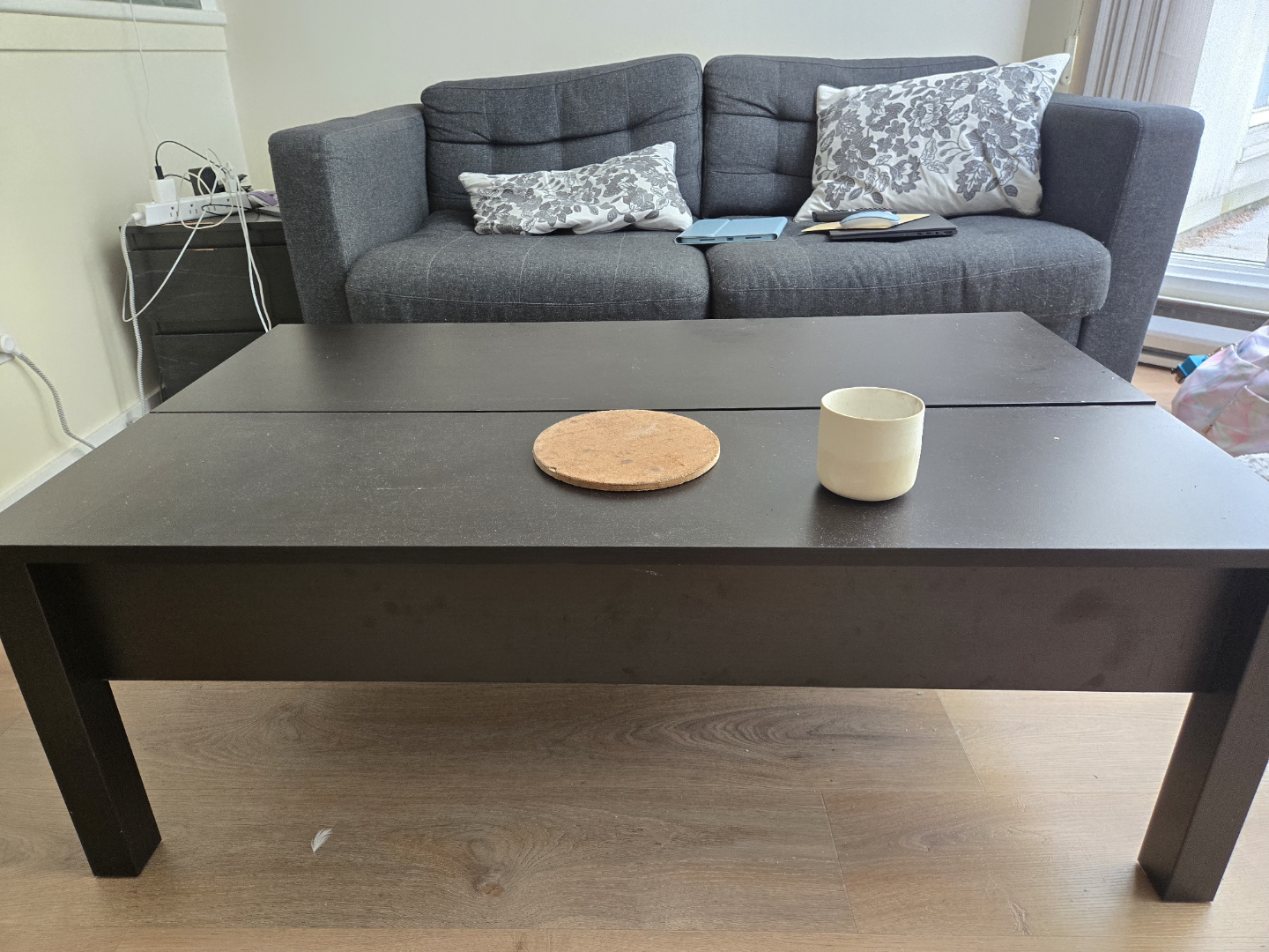 Lift-Top Coffee Table with Storage