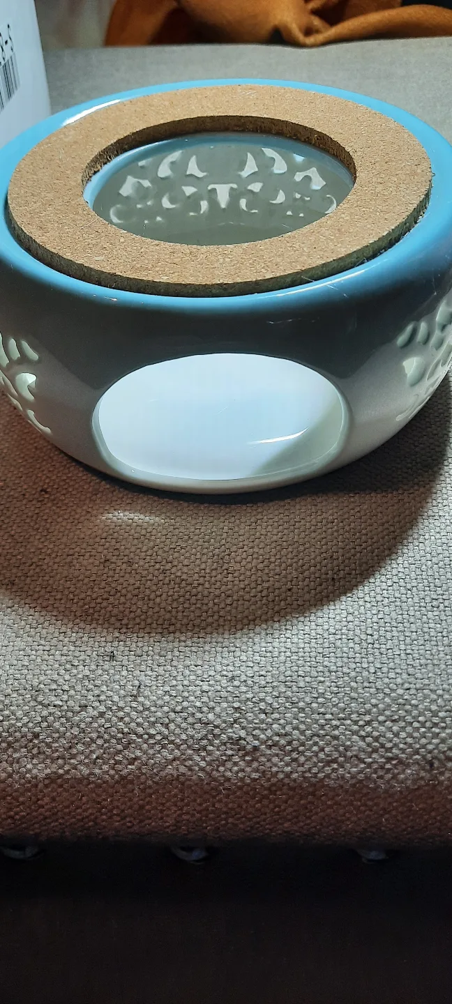 New Ceramic Teapot Warmer - Light Blue image indicator(2)