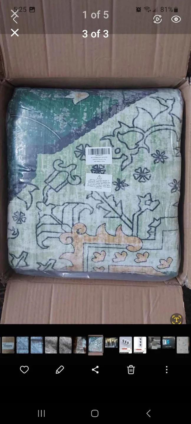 Beautiful Green Area Rug 8×10 ft brand new image indicator(2)