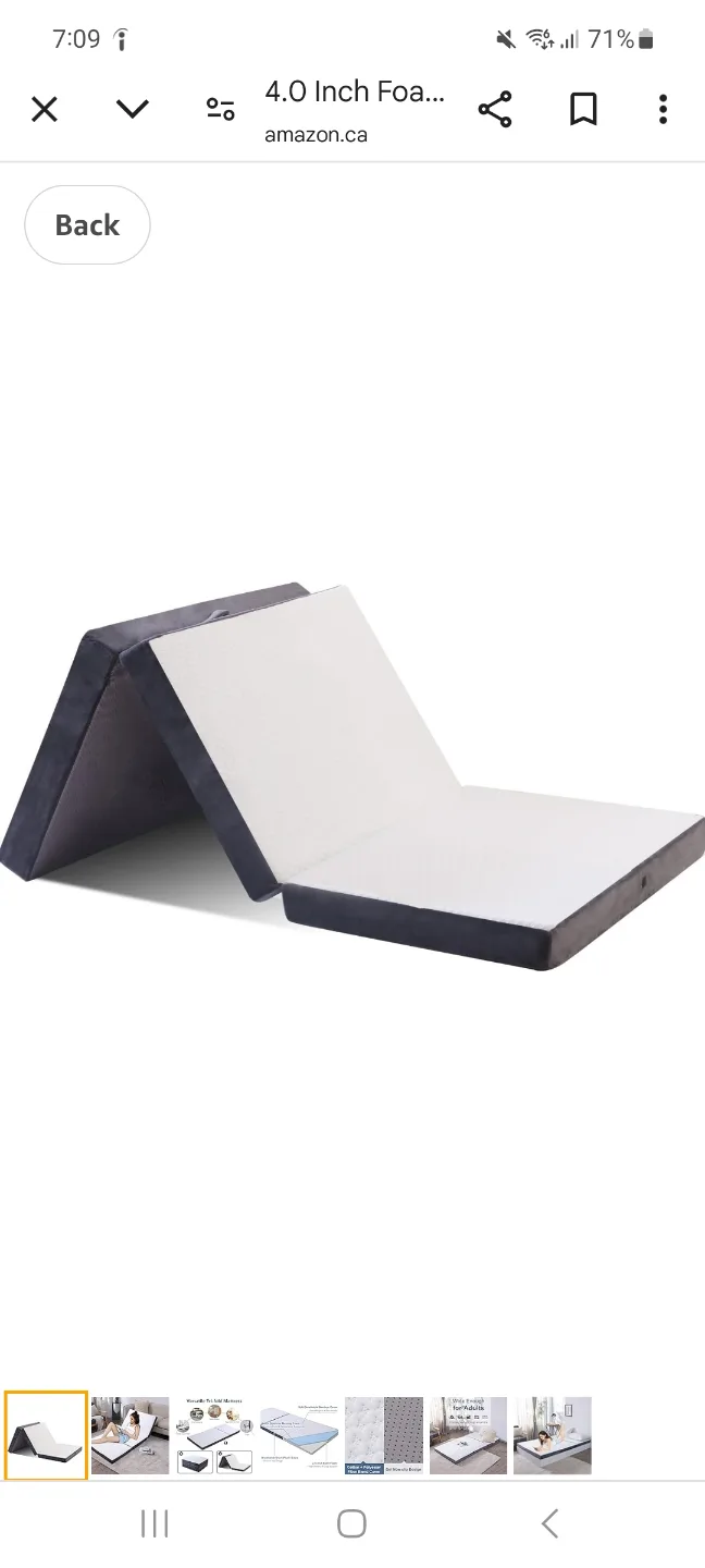 Foldable Mattress + Mattress Storage Bag thumbnail
