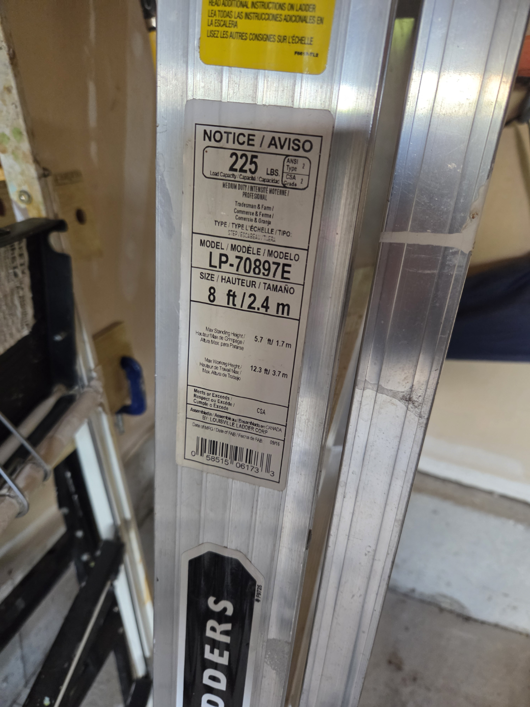 Eagle 8ft Aluminium Ladder - photo 3