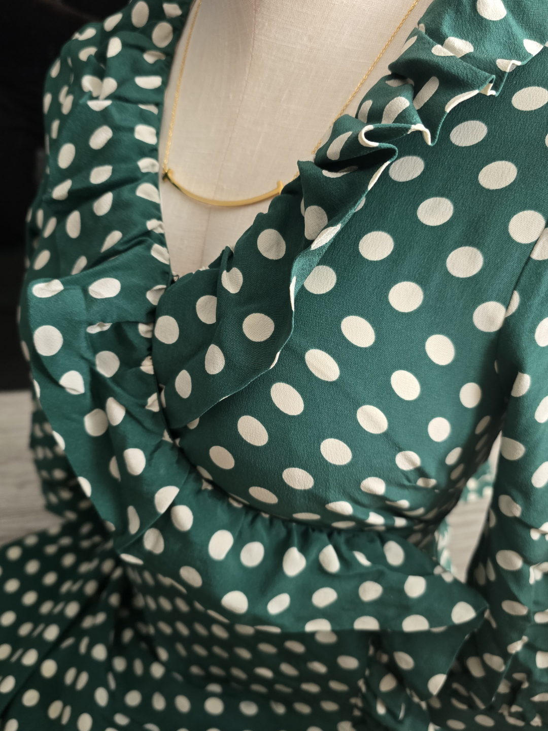 Kate Spade Green Polka Dot Dress - photo 3