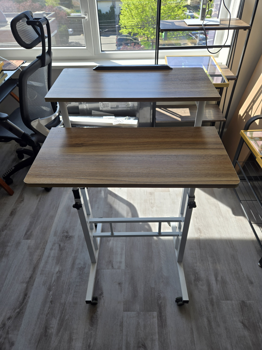 Adjustable Height Standing Desk Converter - Two-Tier - photo 2