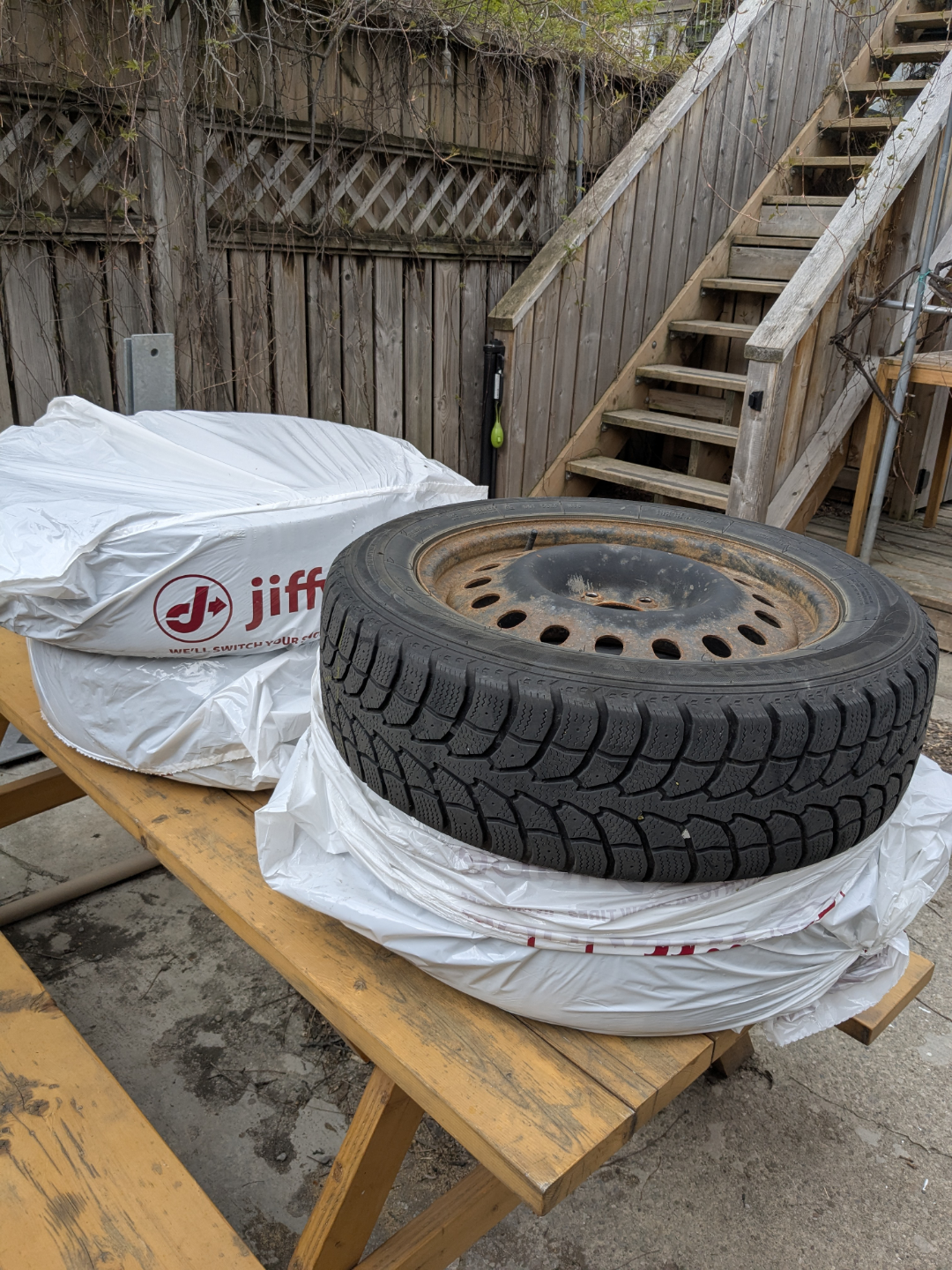 Winter Tires on Steel Rim - 225/60R18 100T