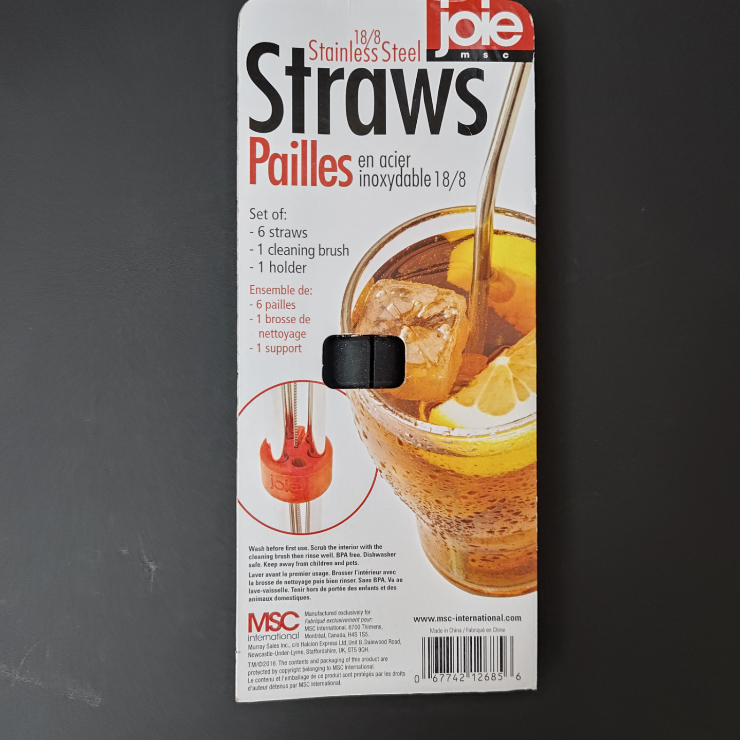 Joie Stainless Steel Straws Set - photo 2