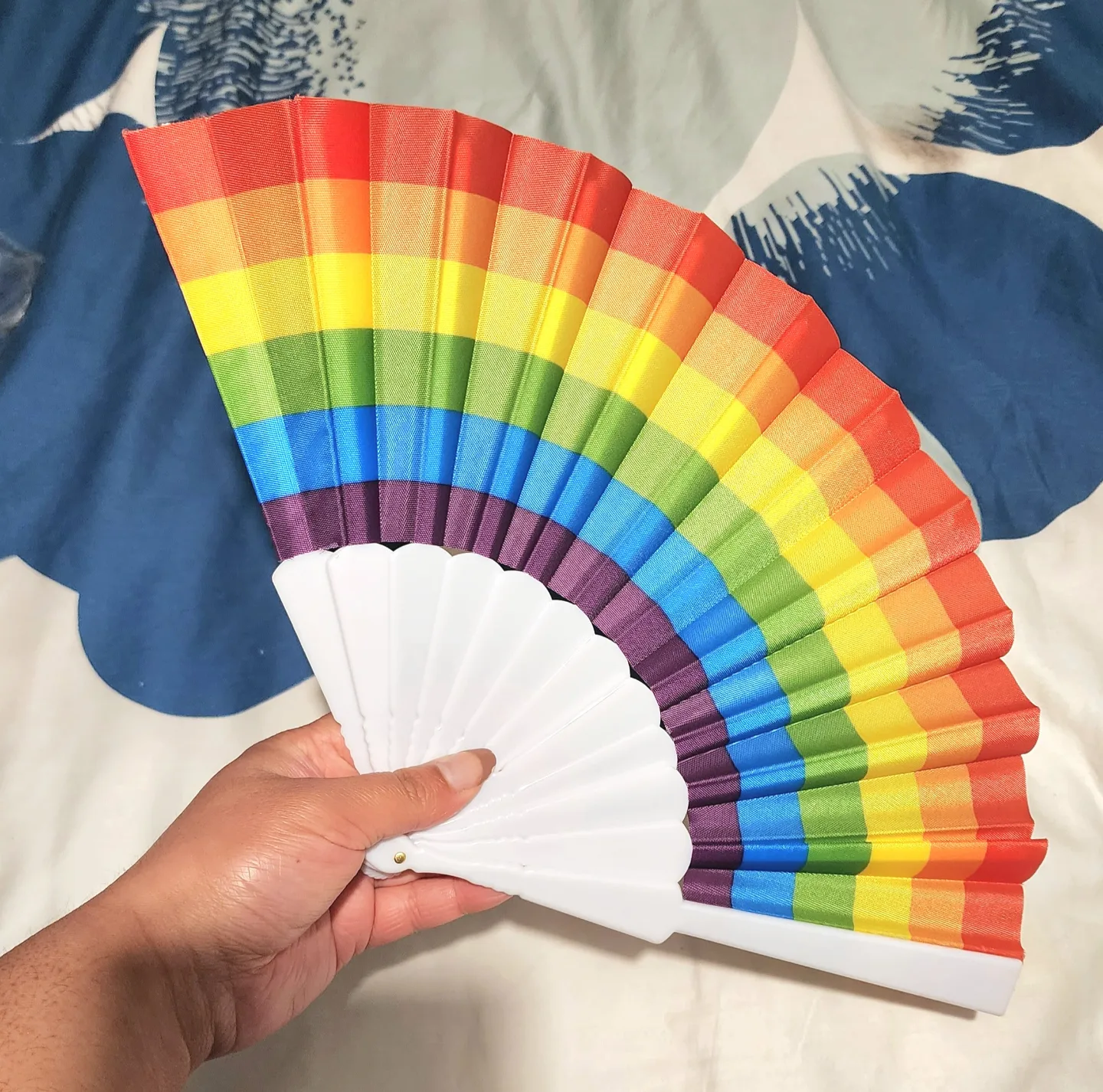 Rainbow Pride Hand Fan 🇨🇦 thumbnail