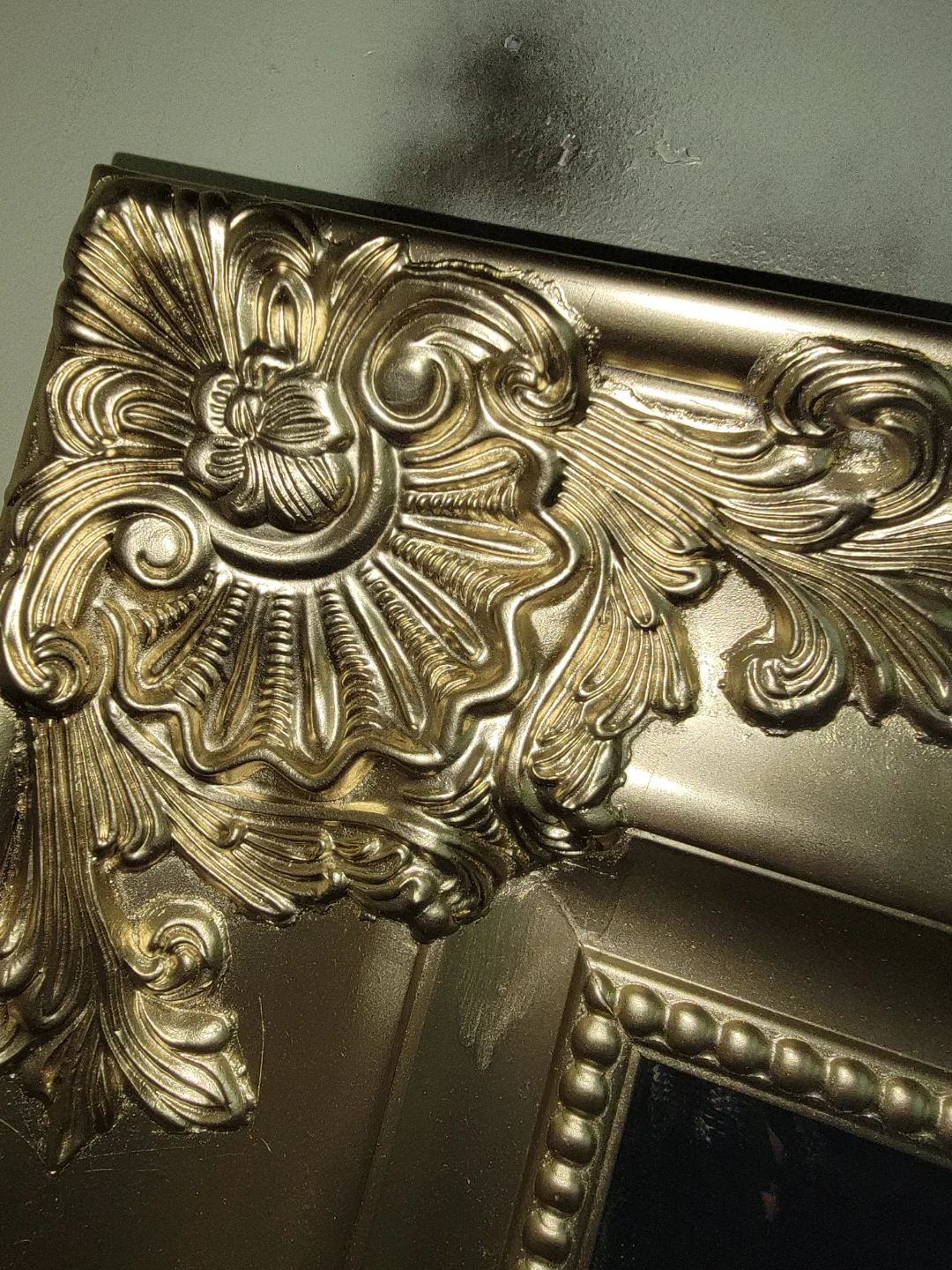 Large Gold Ornate Mirror image indicator(4)