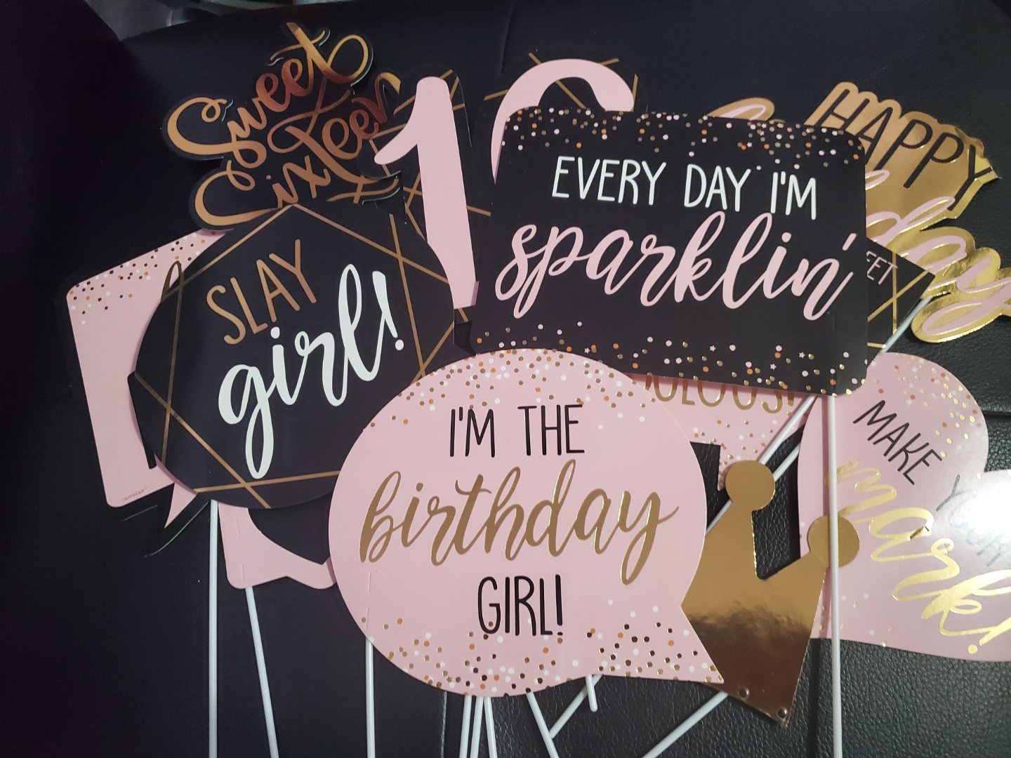 Sweet Sixteen Party Photo Booth Props - photo 2