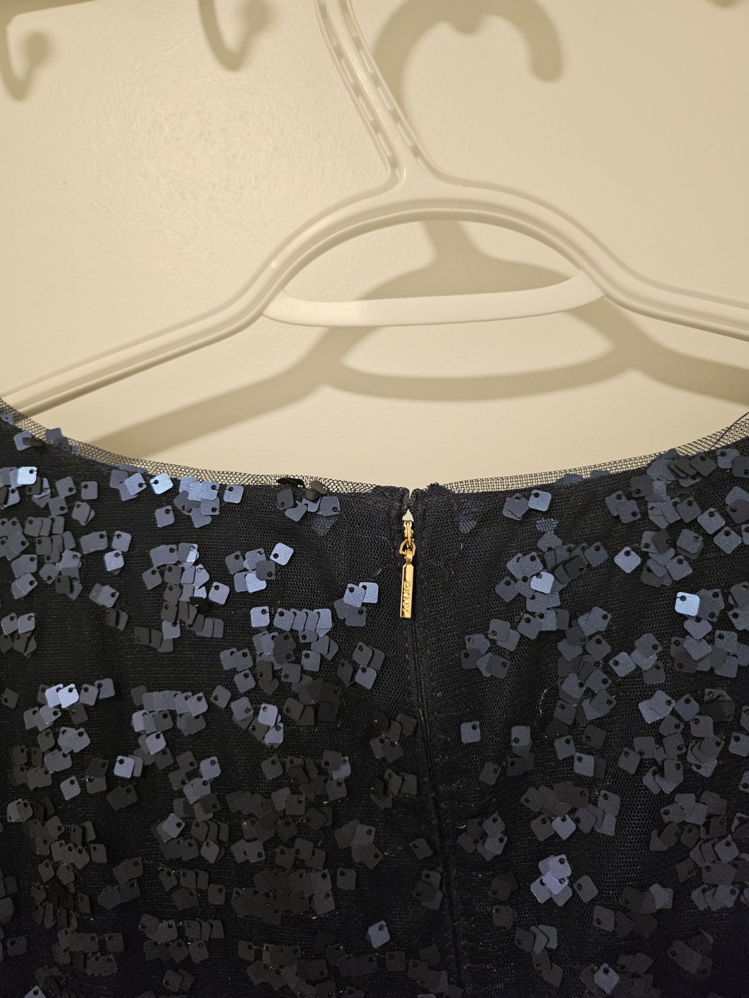 DKNY Sequined Long Sleeve Mini Dress Size 14 - photo 5