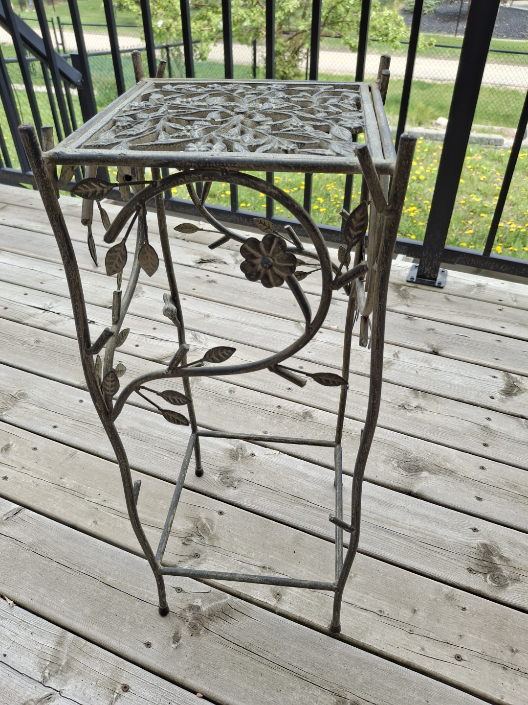 Ornate Metal Plant Stand