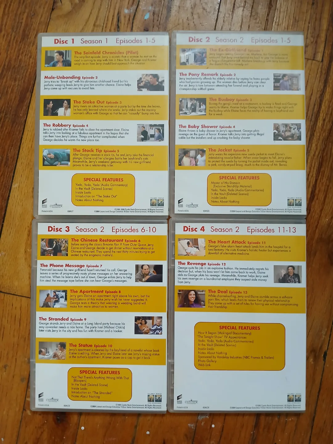 Seinfeld Seasons 1 & 2 DVD image indicator(10)