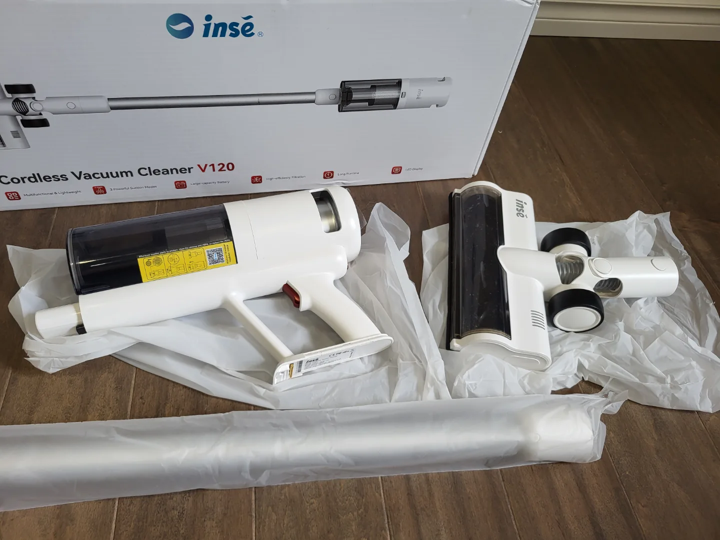 Insé Cordless Vacuum Cleaner V120 - Brand New in Box image indicator(4)