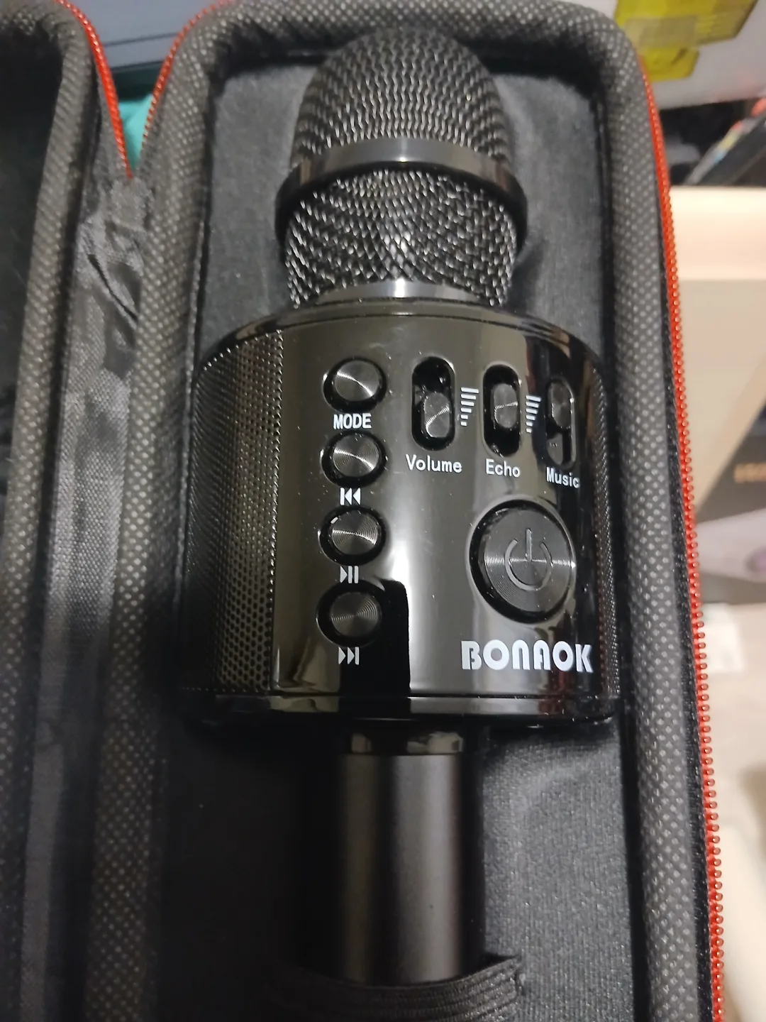 BONAOK Wireless Karaoke Microphone image indicator(3)