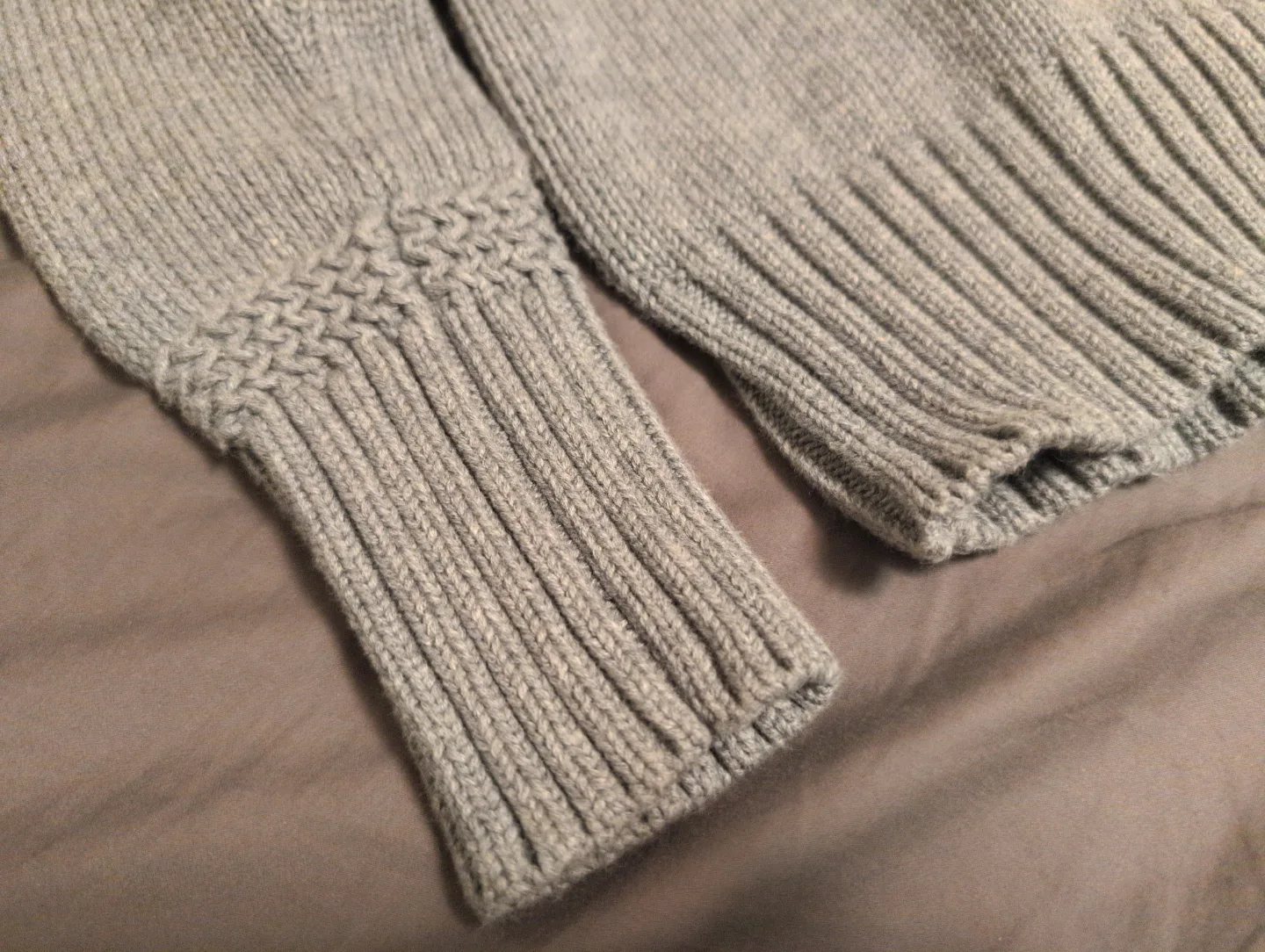 Polo Ralph Lauren Heavy Knit Collar Sweater - Grey image indicator(4)