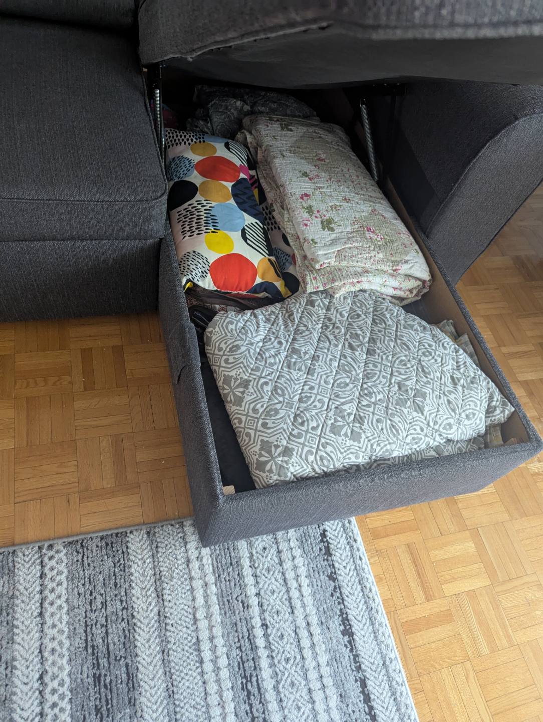 Structube Sectional Sofa Bed - photo 4