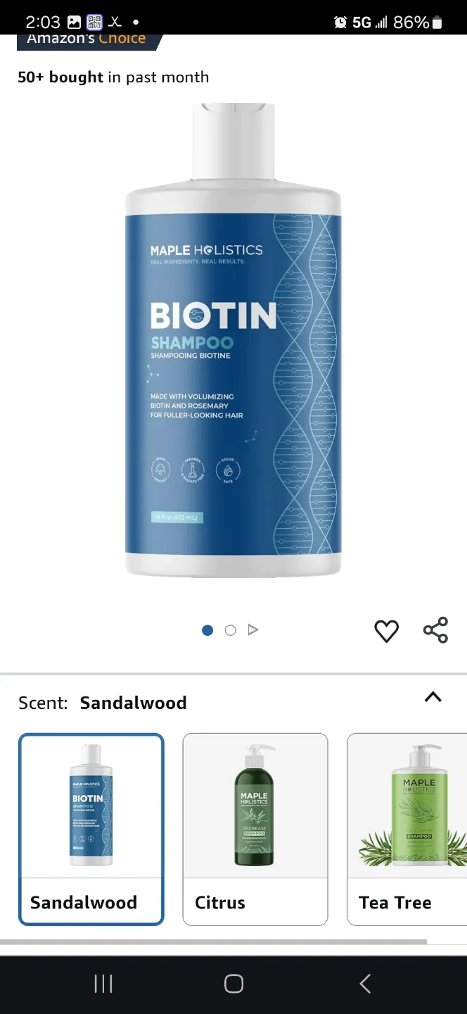 Rosemary & Biotin Shampoo Sulfate Free  for Men & Women image indicator(3)