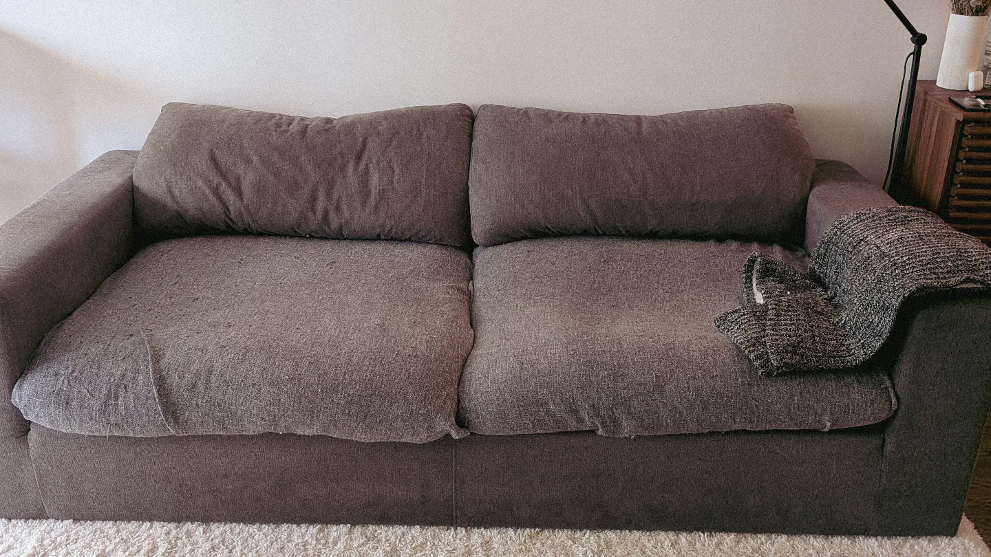 Structube Grey 3-seat sofa image indicator(2)