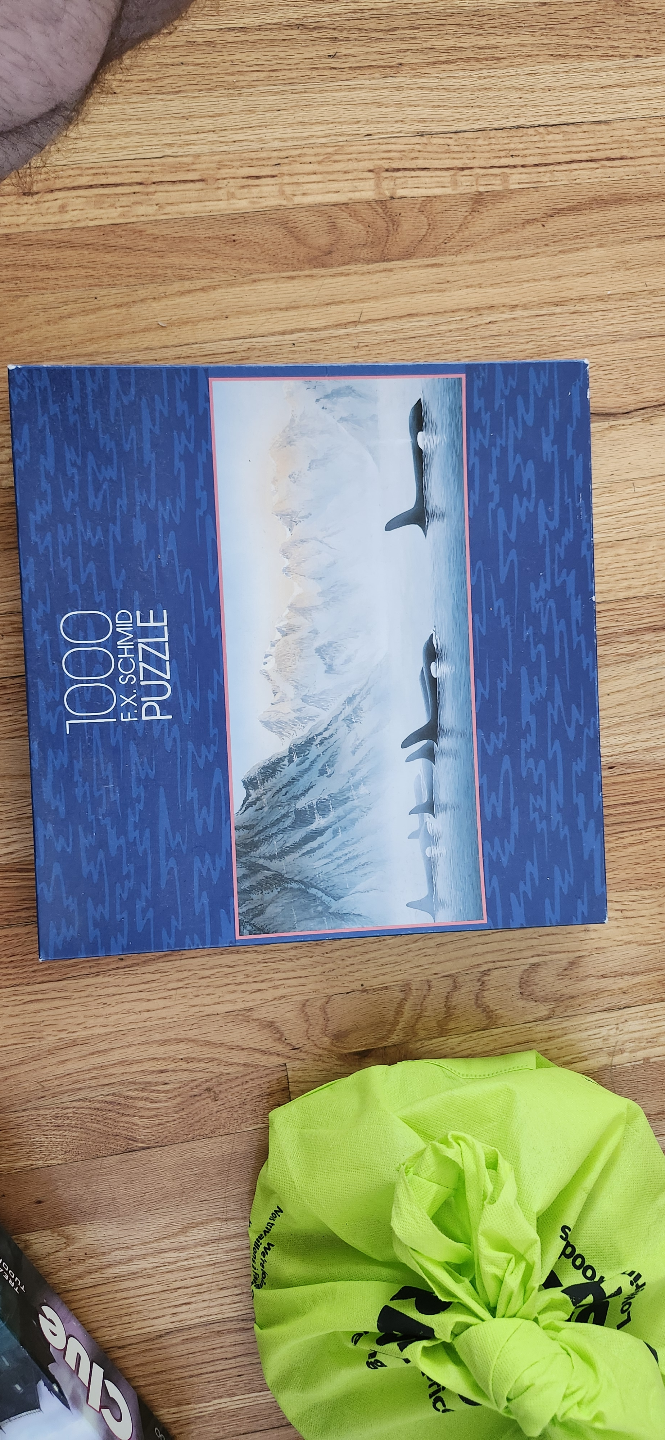 1000-Piece Puzzle - Orcas in Fjord - photo 2
