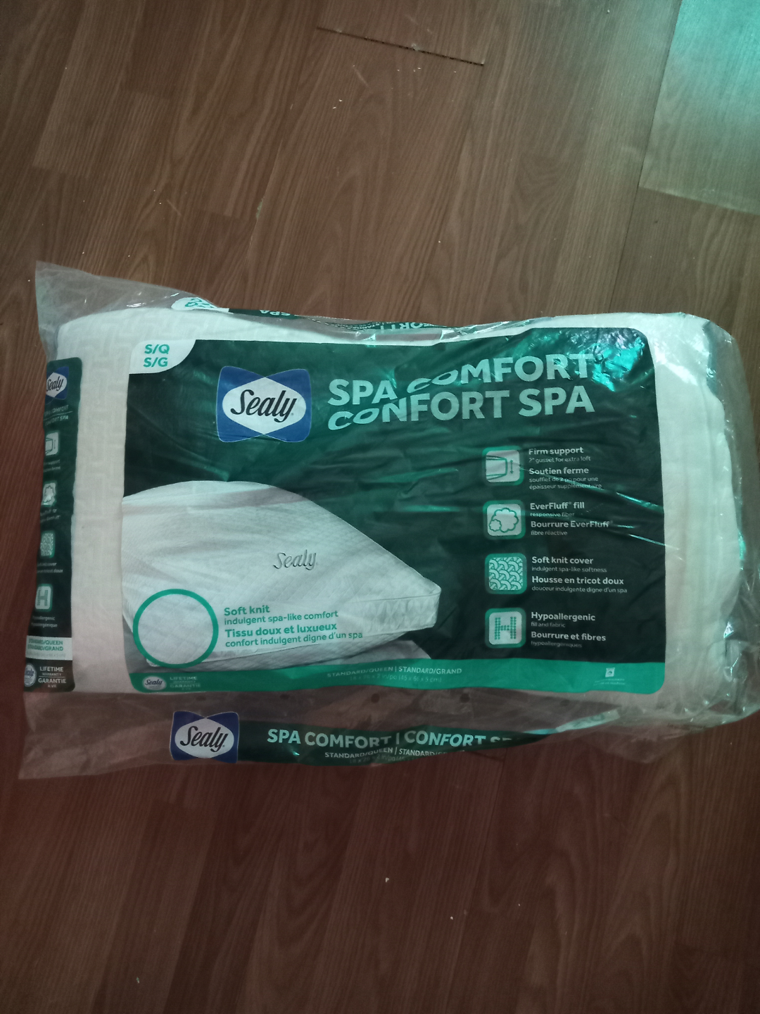 Sealy Spa Comfort Pillow - Brand New