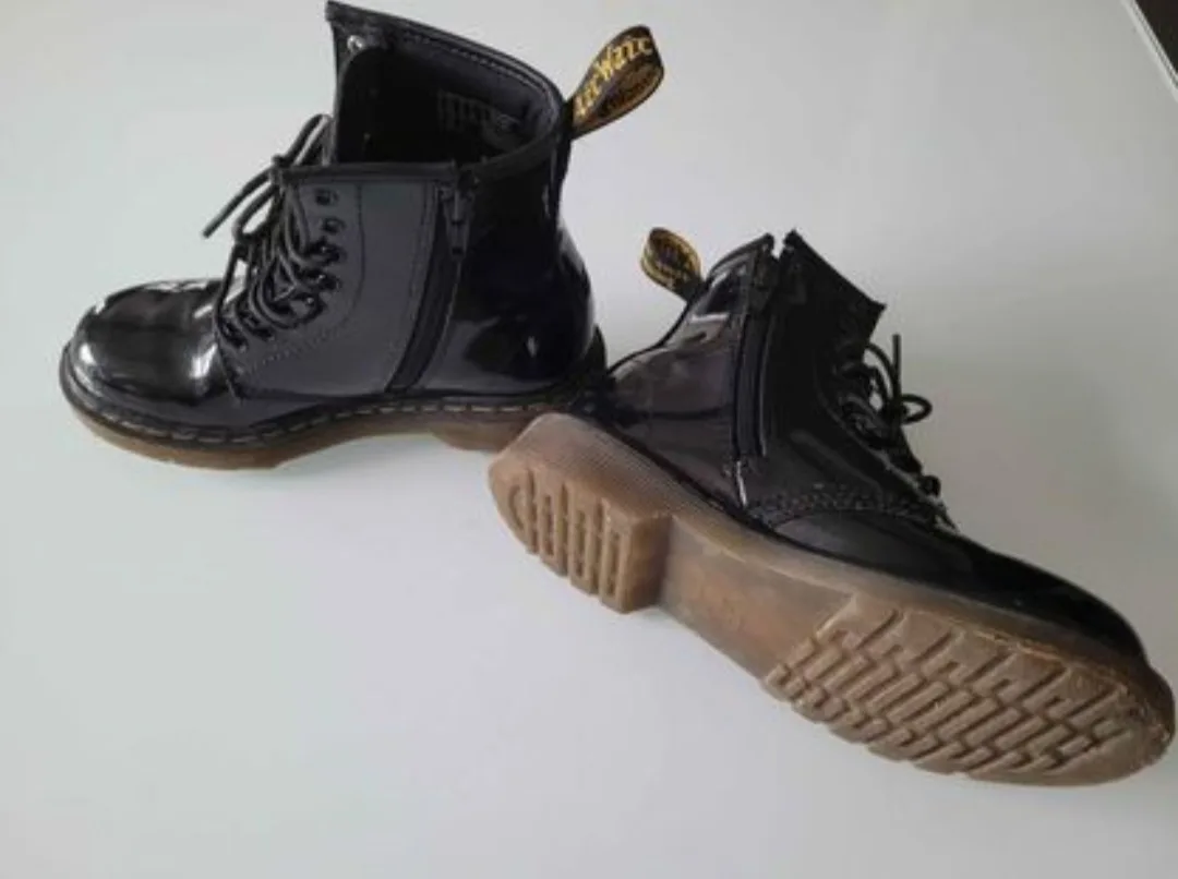 Dr. Martens Patent Leather Boots - Girls Size 13 thumbnail
