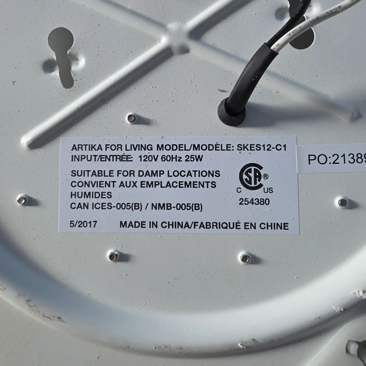 Artika for Living LED Ceiling Light Fixture - SKES12-C1 image indicator(2)