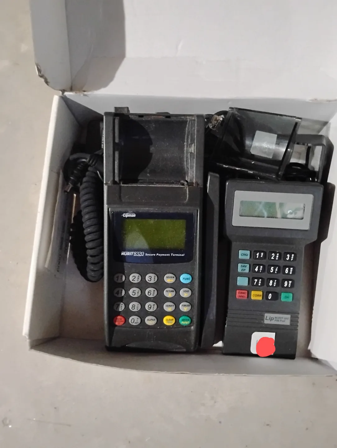 NURIT 8320 Secure Payment Terminal with Lip PIN Pad thumbnail