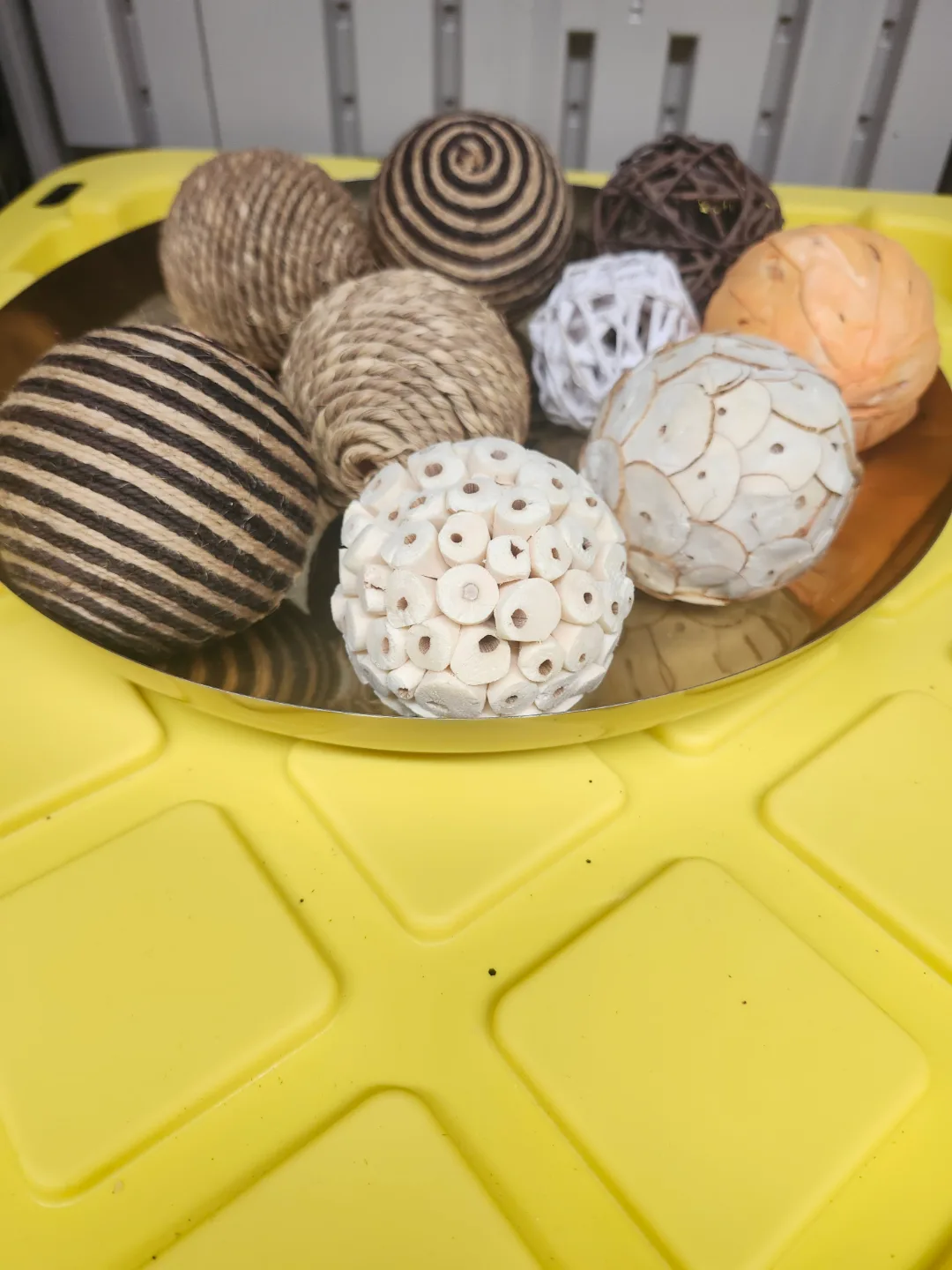 Decorative Bowl with Assorted decorative  Balls thumbnail
