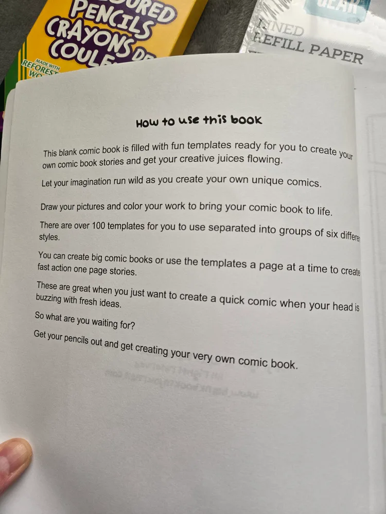 Comic Book Creation Kit for Kids and Teens image indicator(3)