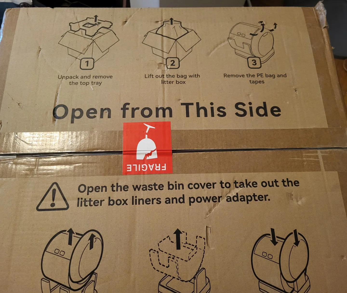 MeowWantHome Smart Self-Cleaning Cat Litter Box image indicator(2)