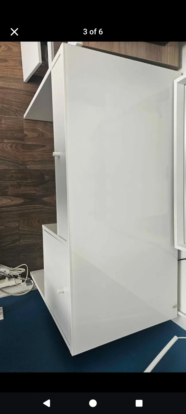 IKEA vanity c/w compartments, mirror & wall lamp image indicator(2)