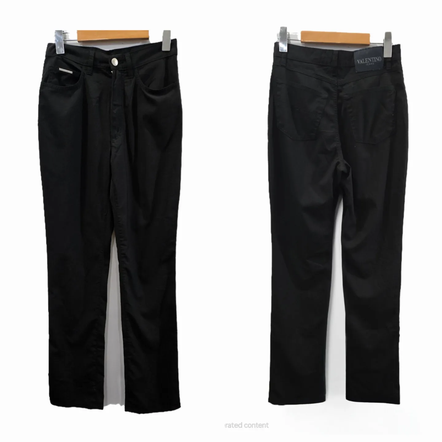 Vintage Valentino Jeans High-Rise Straight-Leg Size 26 image indicator(6)