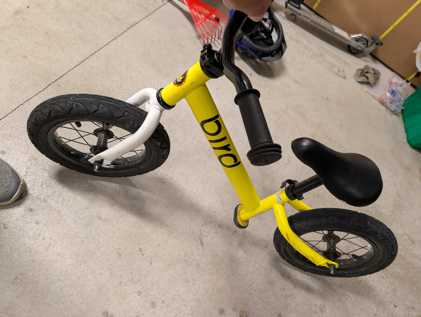 Kids' Yellow Bird Balance Bike
