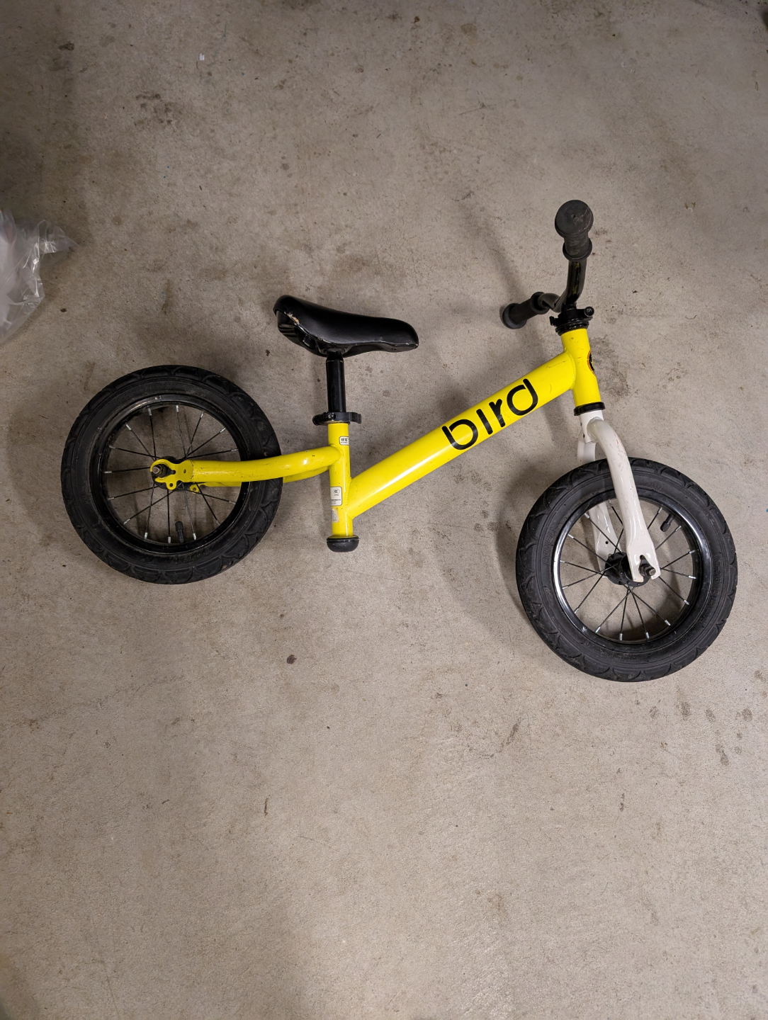 Kids' Yellow Bird Balance Bike - photo 3