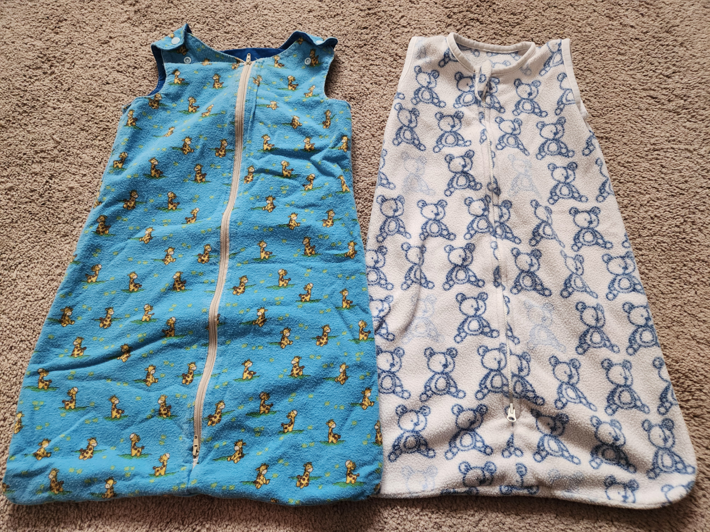 Two Baby Sleep Sacks
