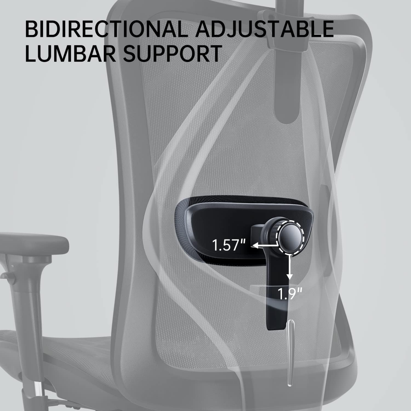 Ergonomic Mesh Office Chair with Lumbar Support - photo 5