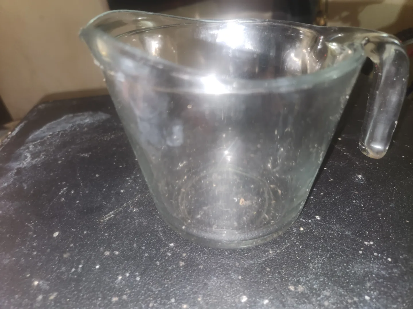 Vintage Glass Measuring Cup with Handle thumbnail