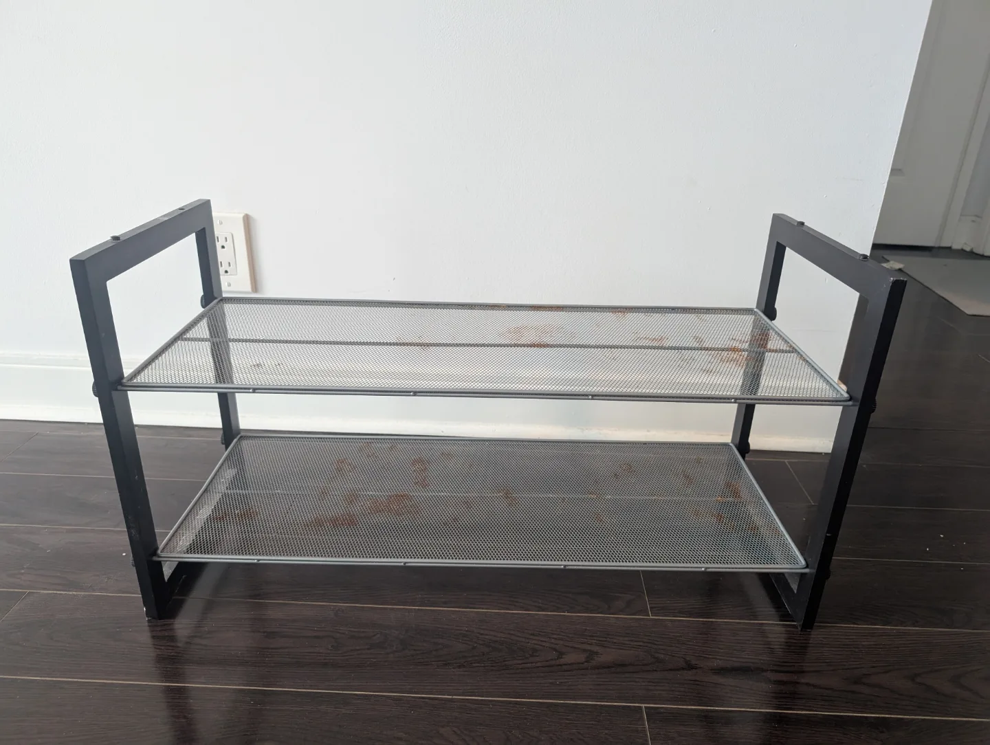 Two-Tier Metal Shoe Rack thumbnail