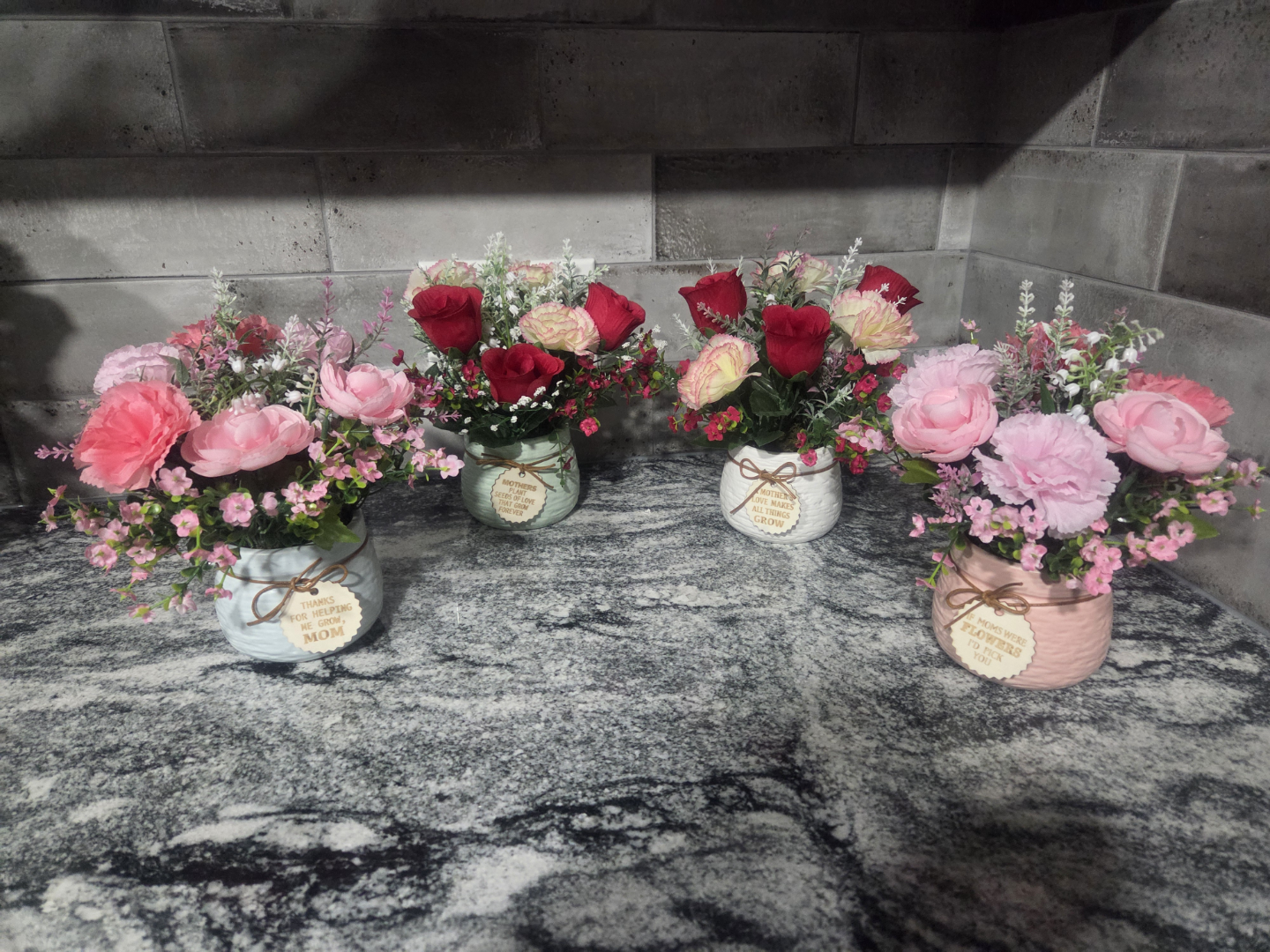 Mother's Day Artificial Flower Arrangements